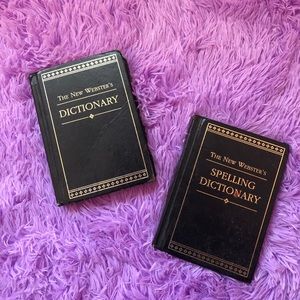 Vintage style Dictionary and Spelling Dictionary